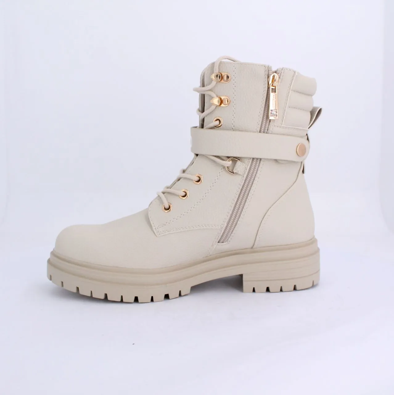 White Sabana Biker Boot