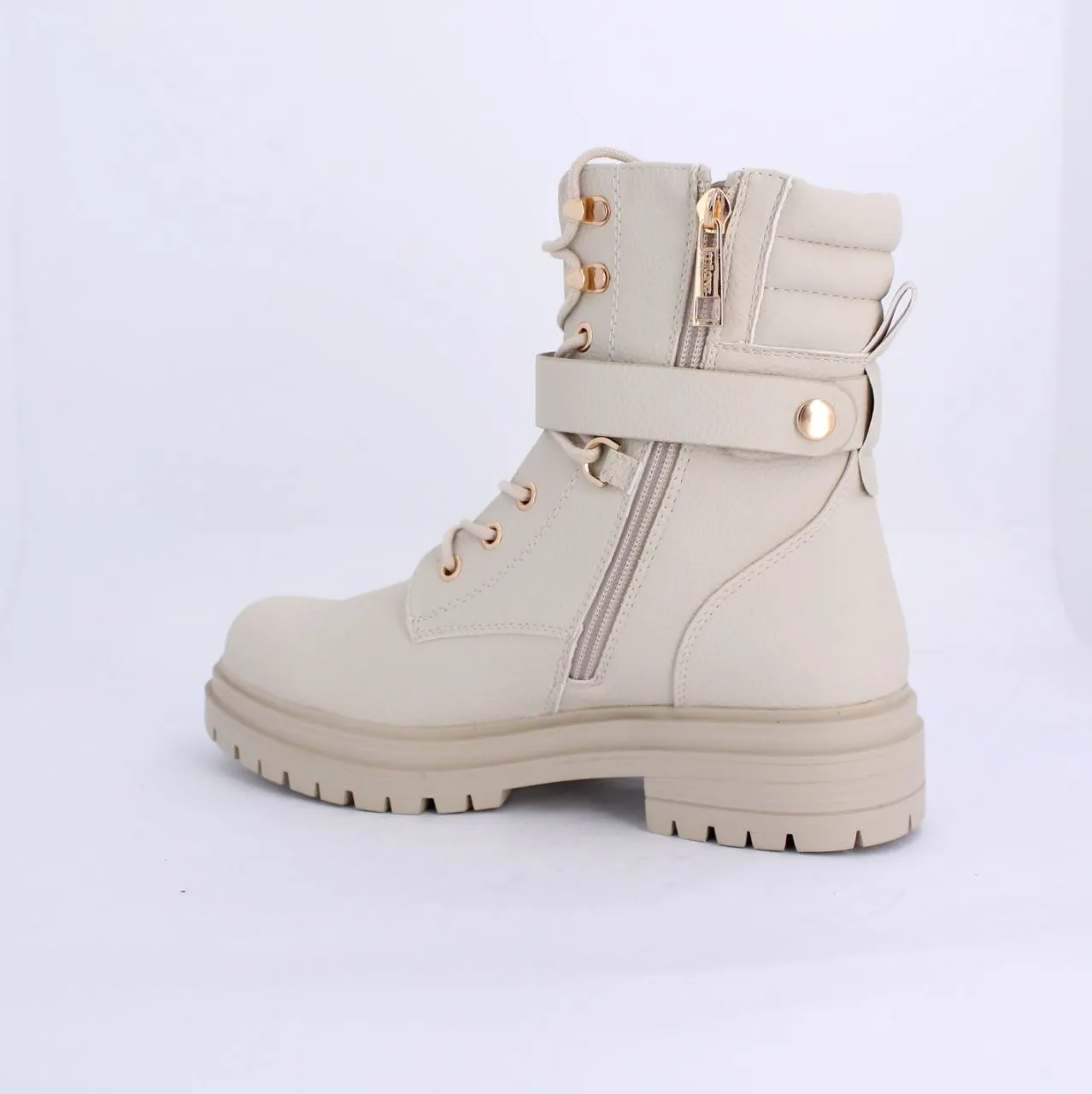 White Sabana Biker Boot