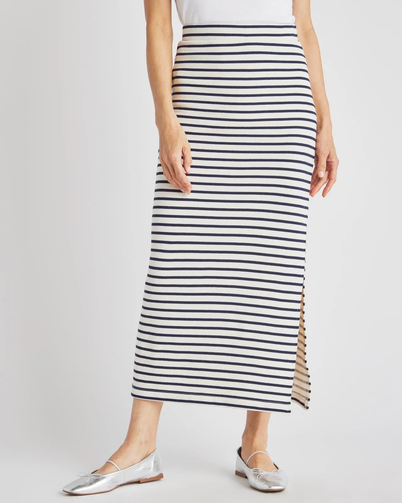 Whitney Stripe Maxi Skirt Online