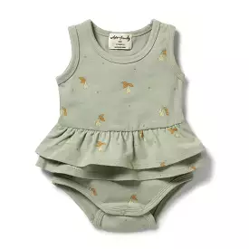 Wilson & Frenchy - Organic Ruffle Bodysuit - Perfect Pears - Shop Now!