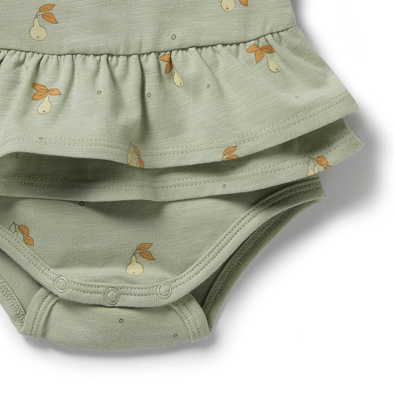 Wilson & Frenchy - Organic Ruffle Bodysuit - Perfect Pears - Shop Now!