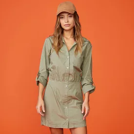 Women's Poplin Shirt Dress