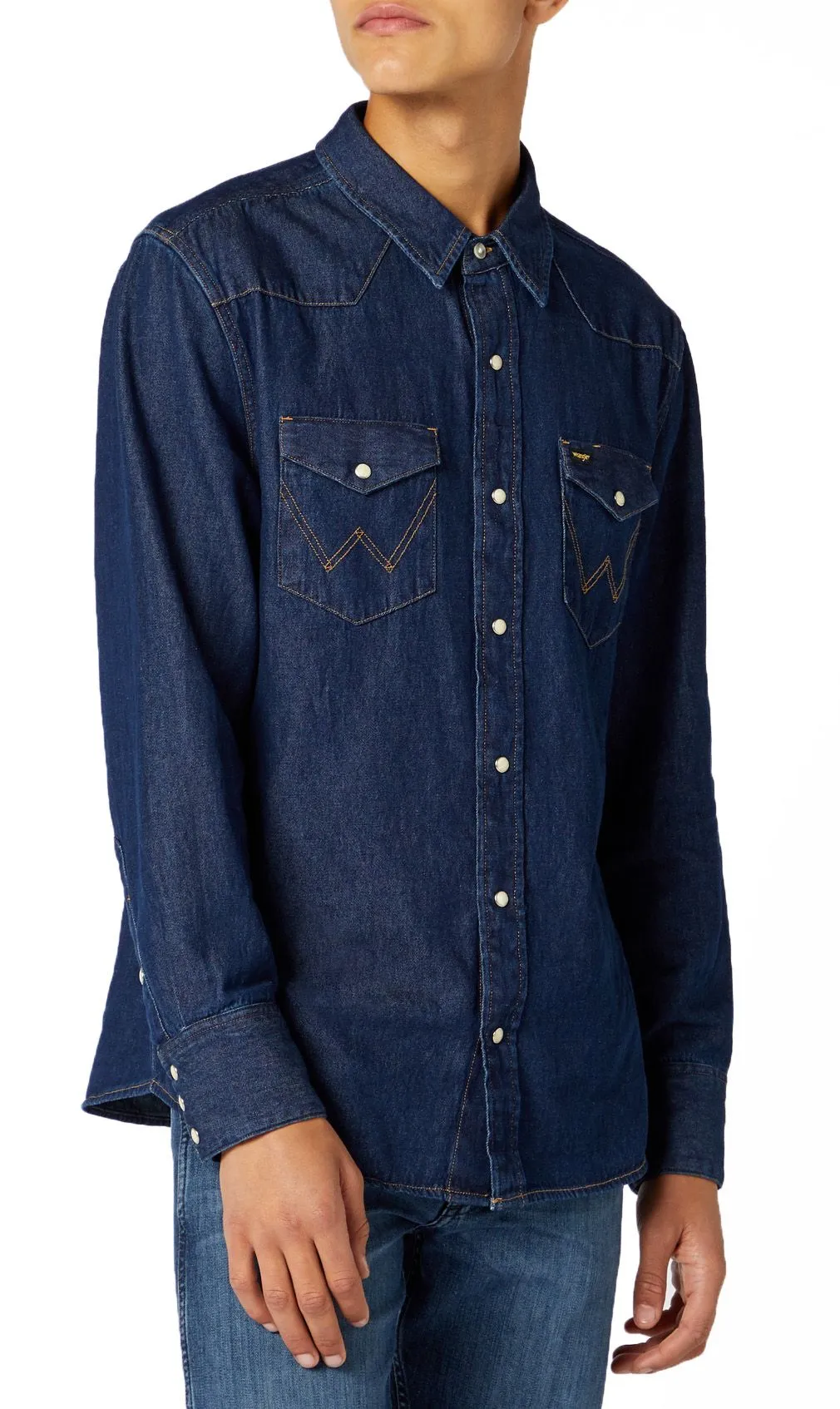 Wrangler Long Sleeve Denim Shirts