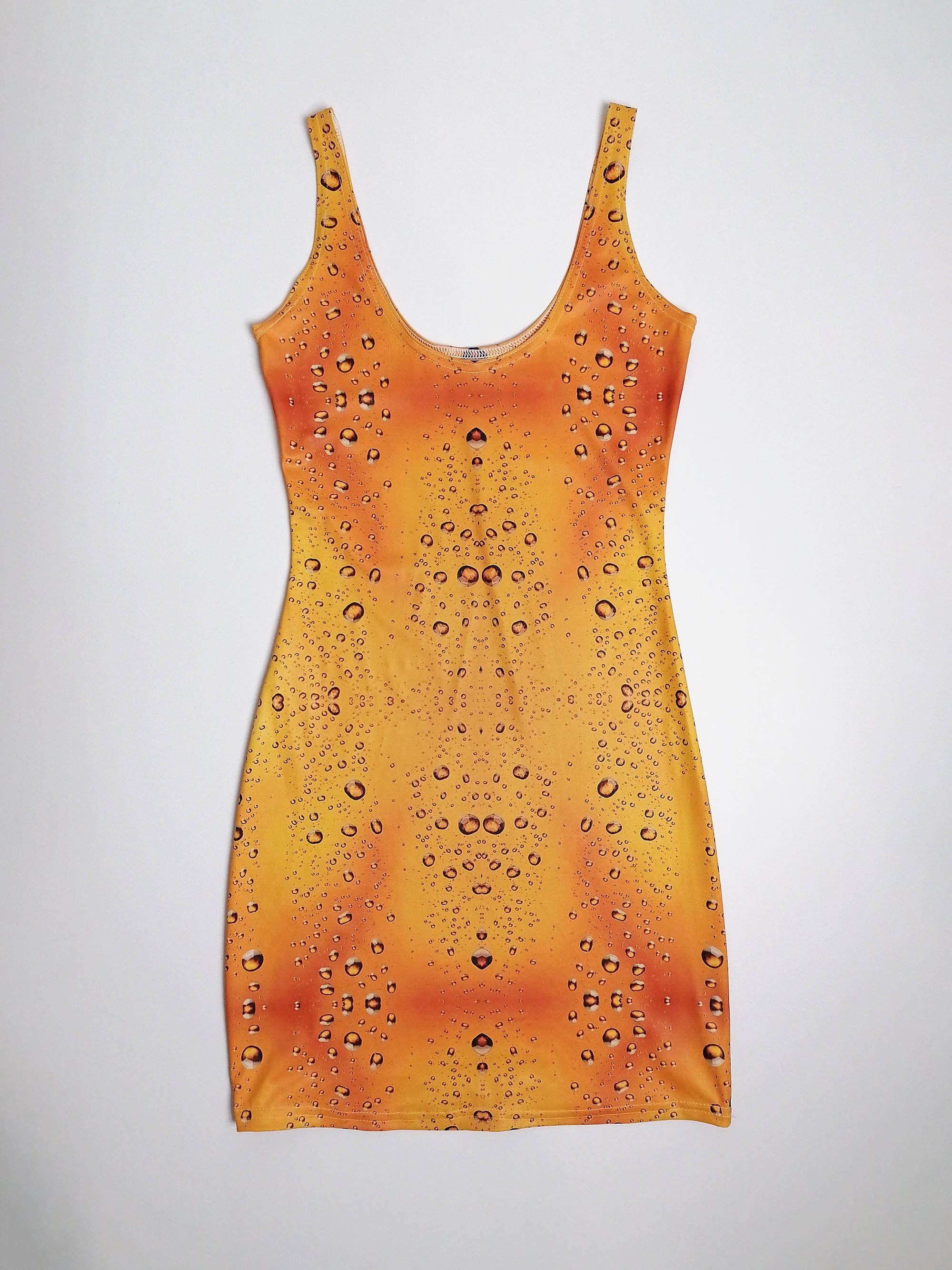 Y2K BLACK MILK Australia Mini Dress - Water Droplets Print, Size S