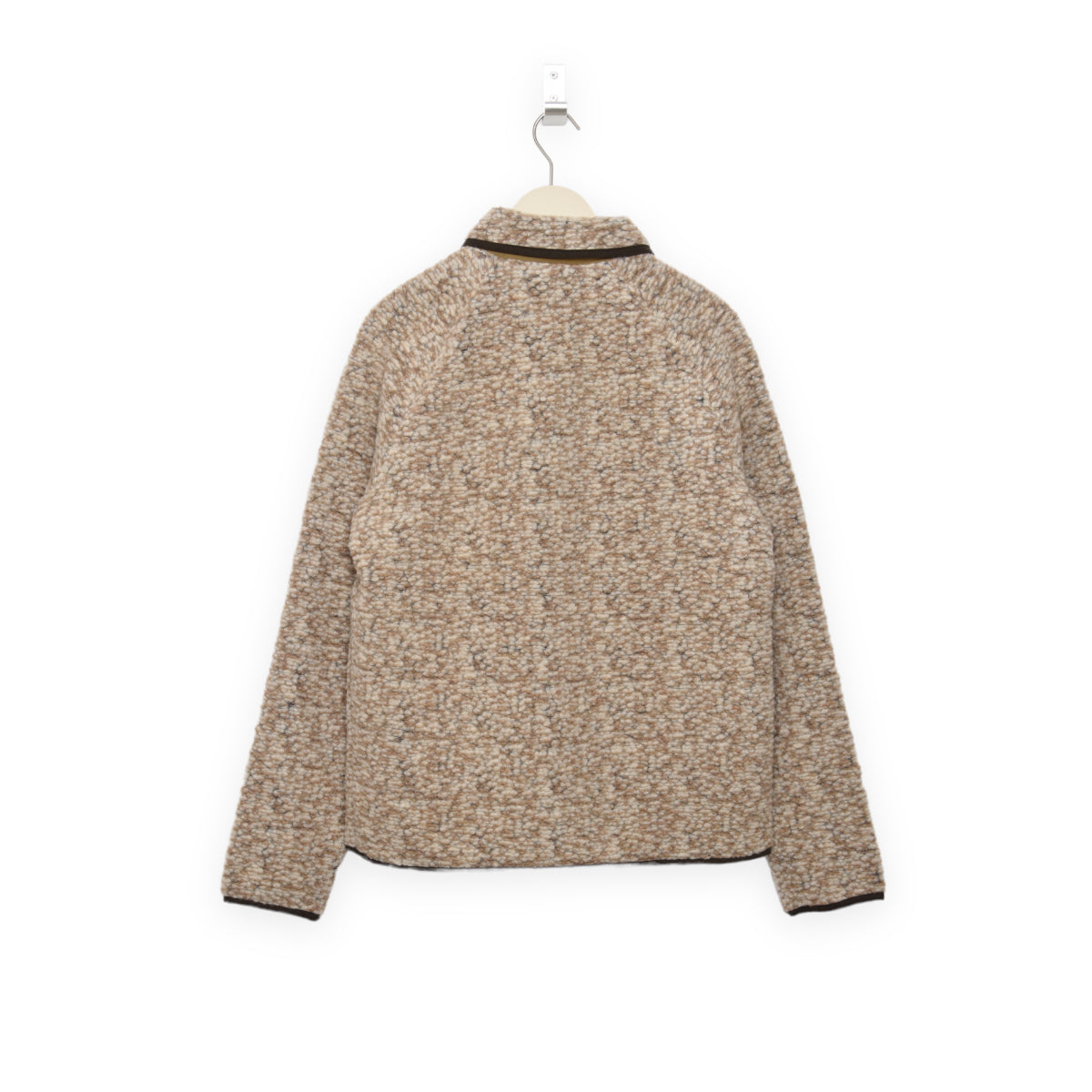 YMC Beige Marl Beach Wool Fleece Jacket