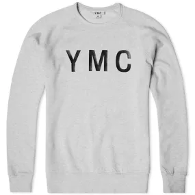 YMC College Sweat Grey Marl - Buy Online | Urban Fashion Clothing