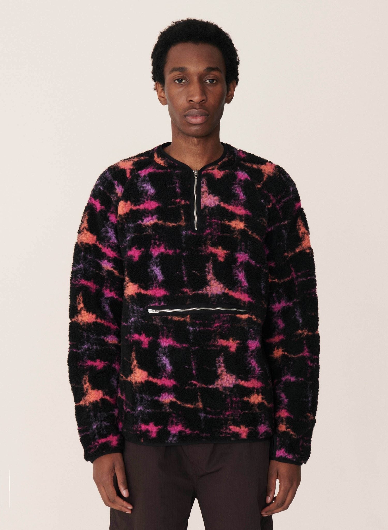 YMC Ramblers Pullover Jacket - Black Multi